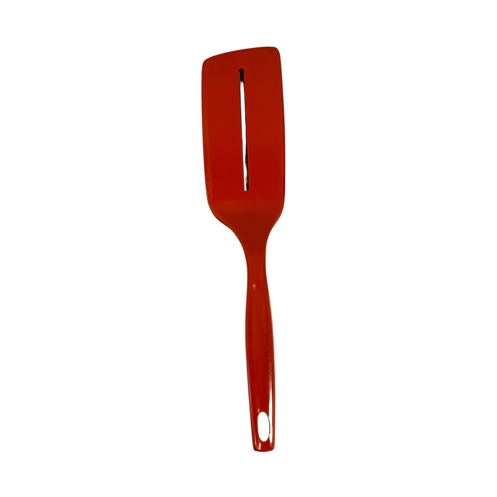 VTG Foley Nylon Spatula Turner Kitchen Tool Orange Large Slotted MCM 70s Retro